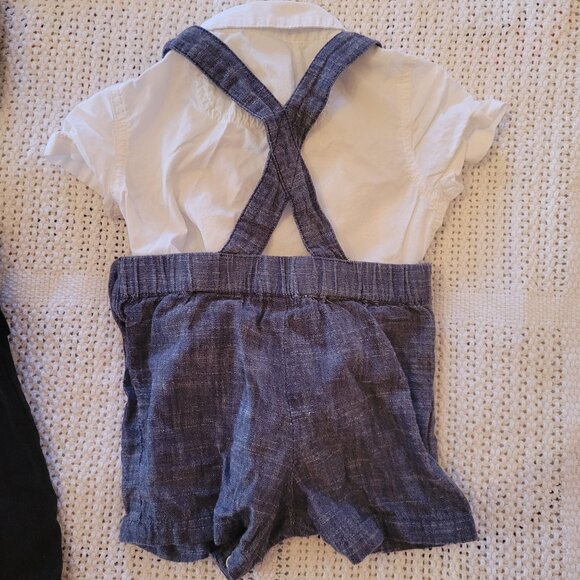 39‎ pc Baby Boy Clothing Lot 0 3 Months Outfits Sleepers Rompers Pants Bodysuits - Picture 8 of 9